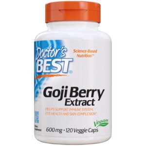 Comprar doctor's best goji berry extract -- 600 mg - 120 veggie caps preço no brasil goji nutrientes suplementos suplemento importado loja 27 online promoção -