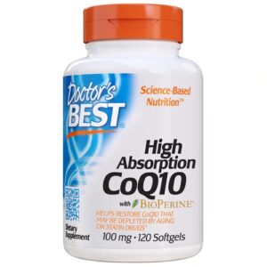 Comprar doctor's best high absorption coq10 with bioperine® -- 100 mg - 120 softgels preço no brasil coq10 coq10 & bioperine suplementos em oferta vitamins & supplements suplemento importado loja 19 online promoção -
