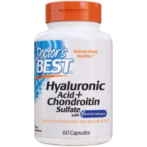 Doctor's Best Hyaluronic Acid with Chondroitin Sulfate -- 60 Capsules