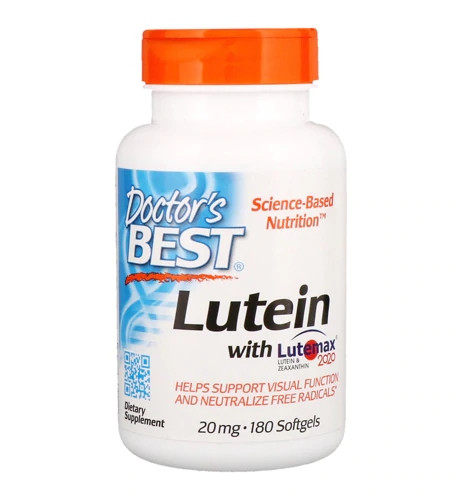 Doctor's Best Lutein with Lutemax® 2020 -- 20 mg - 180 Softgels