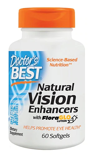 Doctor's Best Natural Vision Enhancers 60 Softgels - Saúde Ocular