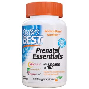 Comprar doctor's best prenatal essentials with choline & dha -- 120 veggie softgels preço no brasil pregnancy suplementos em oferta vitamins & supplements women's health suplemento importado loja 21 online promoção -