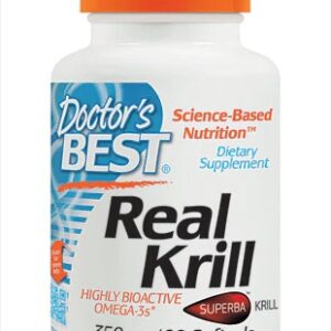 Doctor's Best Real Krill Óleo de Krill Antártico 350mg - 60 Softgels