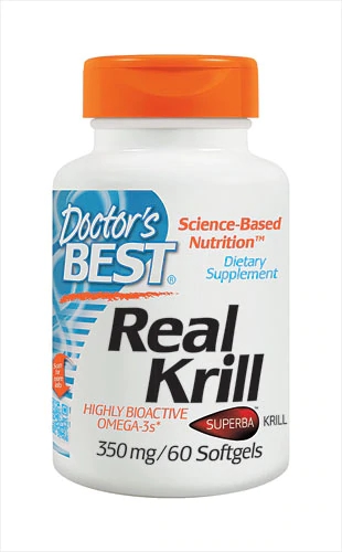 Doctor's Best Real Krill Óleo de Krill Antártico 350mg - 60 Softgels