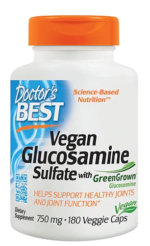 Doctor's Best Glucosamina Vegana 750mg - 180 Cápsulas Vegetais | Saúde Articular