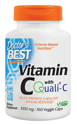 Doctor's Best Vitamina C Quali-C 1000mg - 360 Cápsulas Veggie