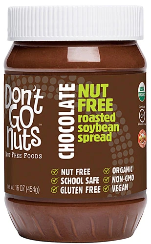 Don't Go Nuts Pasta de Grão de Bico Torrado Orgânico Sabor Chocolate 454g - Sem Amendoim