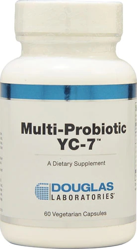 Douglas Laboratories Multi-Probiotic YC-7 60 Cápsulas Vegetarianas - Saúde Intestinal