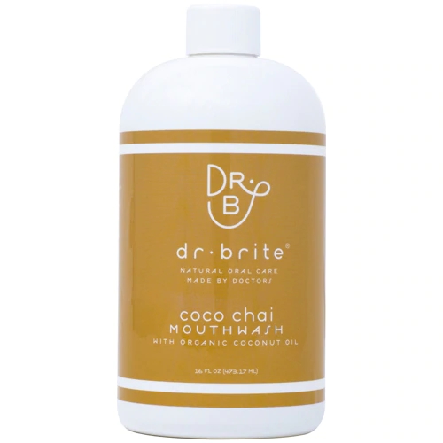 Dr. Brite Enxaguante Bucal Natural Coco Chai - 473ml para Clareamento Natural