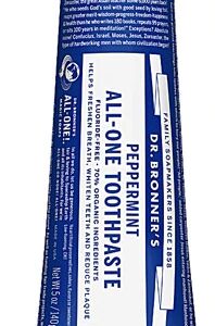 Comprar dr. Bronner's all-one toothpaste peppermint -- 5 oz preço no brasil beauty & personal care oral hygiene personal care suplementos em oferta toothpaste suplemento importado loja 77 online promoção -
