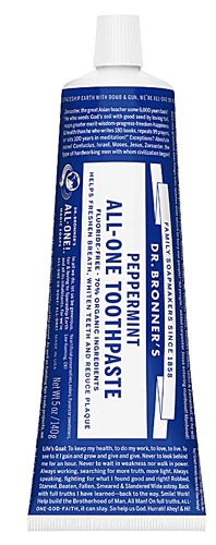 Dr. Bronner's Pasta de Dente Menta - 140g (All-One Toothpaste Peppermint)