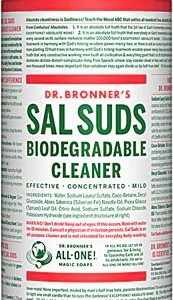 Dr. Bronner's Sal Suds Limpador Biodegradável 946ml - Multiuso Ecológico