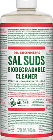 Comprar dr. Bronner's sal suds biodegradable cleaner -- 32 fl oz preço no brasil household cleaning products household cleaning wipes natural home suplementos em oferta suplemento importado loja 15 online promoção -