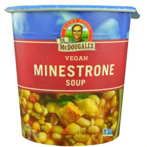 Comprar dr. Mcdougall's big cup vegan soup minestrone -- 2. 3 oz preço no brasil food & beverages minestrone soup soups suplementos em oferta suplemento importado loja 9 online promoção -