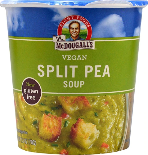 Dr. McDougall's Big Cup Sopa de Ervilha Vegana - 71g