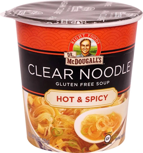 Dr. McDougall's Sopa de Macarrão Sem Glúten Picante e Apimentada - 28g