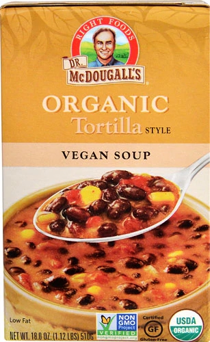 Sopa Orgânica Dr. McDougall's Estilo Tortilla Sem Glúten - 532ml