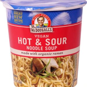 Dr. McDougall's Sopa de Macarrão Vegana Picante e Ácida - 54g