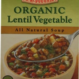 Dr. McDougall's Vegan Soup Lentil Vegetable with Kale -- 18 fl oz