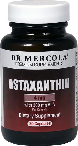 Dr. Mercola Astaxantina - 30 Cápsulas: Poder Antioxidante para Sua Saúde