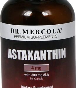 Dr. Mercola Astaxantina 4mg - 90 Cápsulas | Antioxidante Potente