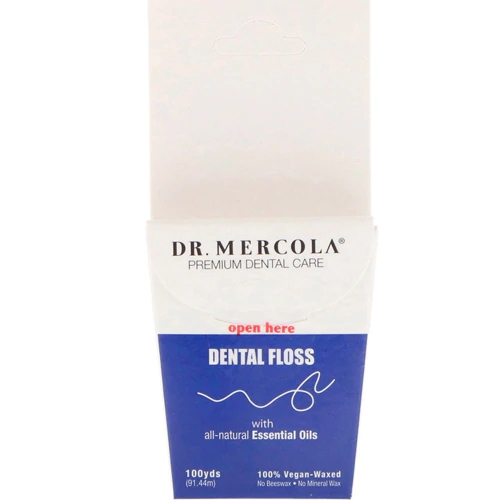 Fio Dental Dr. Mercola - 91 Metros (100 Jardas) - Higiene Bucal Natural