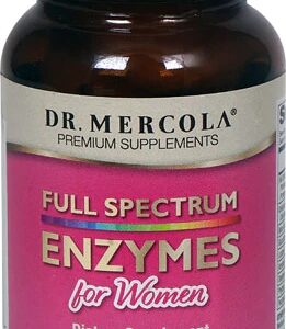 Dr. Mercola Full Spectrum Enzymes For Women - 90 Cápsulas: Suporte Digestivo Completo