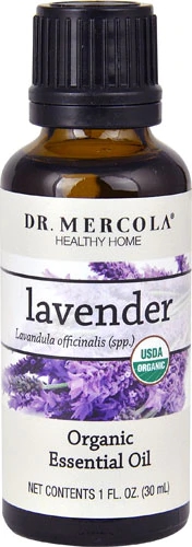 Óleo Essencial de Lavanda Orgânico Dr. Mercola Healthy Home - 30ml Puro Relaxamento