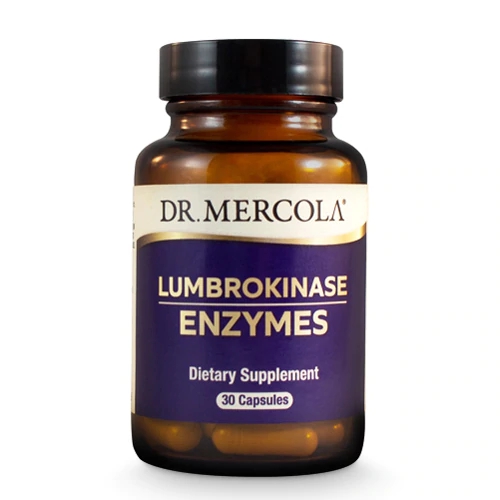 Dr. Mercola Lumbrokinase Enzymes - 30 Cápsulas: Suporte para a Circulação e Bem-Estar
