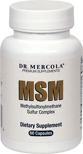 Dr. Mercola MSM Suplemento - 60 Cápsulas com NAC e Antioxidantes