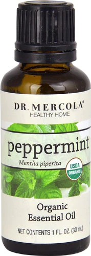 Óleo Essencial de Hortelã Orgânico Dr. Mercola - 30ml - Pureza Garantida