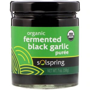 Dr. Mercola Solspring Purê de Alho Negro Orgânico Fermentado 200g - Bem-Estar Natural