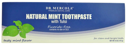 Pasta de Dente Dr. Mercola com Tulsi Menta Natural - 170g