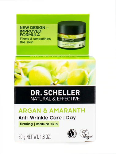 Dr. Scheller Creme Facial Argan & Amaranto Anti-Rugas - Dia 50g
