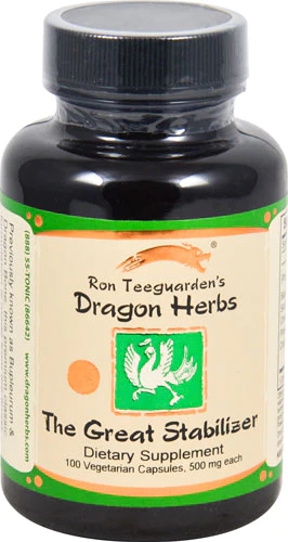 Dragon Herbs The Great Stabilizer 500mg - 100 Cápsulas Vegetarianas - Suplemento Natural