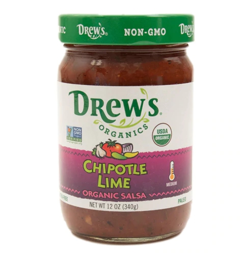 Molho de Pimenta Chipotle Lime Orgânico Drew's - 340g