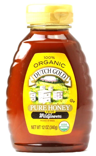 Mel Puro Orgânico Dutch Gold de Flores Silvestres - 355ml