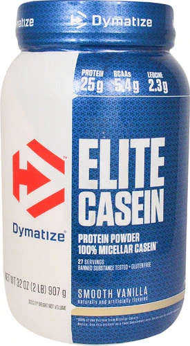 Dymatize Elite Casein™ Smooth Vanilla -- 2 lbs