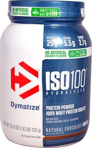Whey Protein Isolado Dymatize ISO100 Natural Chocolate 726g - Pura Proteína
