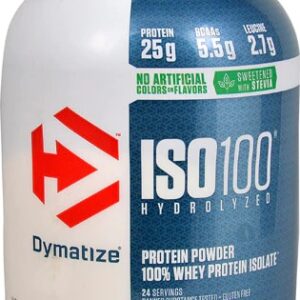 Dymatize ISO100 Whey Protein Isolado Baunilha Natural 726g - Pura Energia e Recuperação