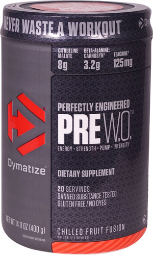 Dymatize PreW.O.™ Chilled Fruit Fusion - Pré-treino Completo 30 Porções