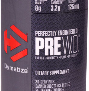 Dymatize PreW.O.™ Abacaxi Laranja Crush - Pré-Treino Potente 30 Porções