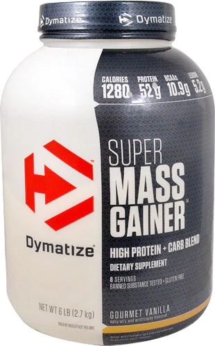 Dymatize Super Mass Gainer Baunilha Gourmet - 2.72kg Ganho de Massa