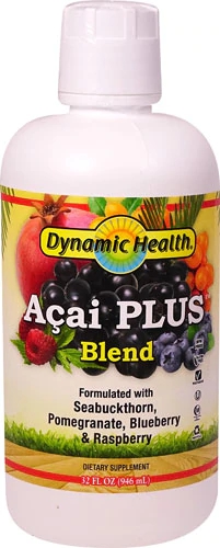 Dynamic Health Açai Plus Blend - Suco Funcional 946ml - Poder Antioxidante