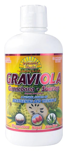 Dynamic Health Graviola Líquida com Guanabana - Suplemento 946ml