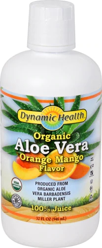 Suco Orgânico de Aloe Vera com Laranja e Manga Dynamic Health - 946ml