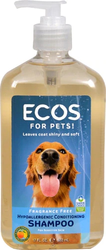 Shampoo Condicionante Hipoalergênico ECOS For Pets Sem Fragrância - 503ml