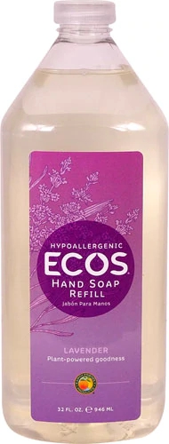 Sabonete Líquido ECOS™ Lavanda Refil Ecológico 946ml - Limpeza Suave e Aromática