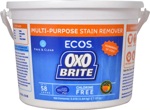 Ecos Oxo Brite para Roupas e Remoção de Manchas - Livre de Alergênicos - 1.63 kg