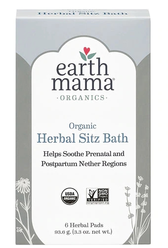 Earth Mama Organic Herbal Sitz Bath -- 6 Pads